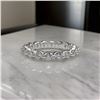 Image 5 : Beautiful 3.15ctw VVs1 White F-G Moissanite Eternity Ring