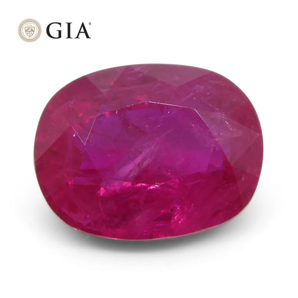 Stunning 4.19 Ct GIA Certified Natural Ruby