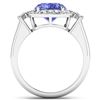 Image 4 : 14KT White Gold 3.43ct Tanzanite and Diamond Ring