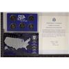 Image 2 : 1999 US 50 STATE QUARTERS PROOF SET WITH BOX