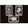 Image 1 : 3-1 GRAM .999 FINE SILVER US MILITARY THEMED INGOT