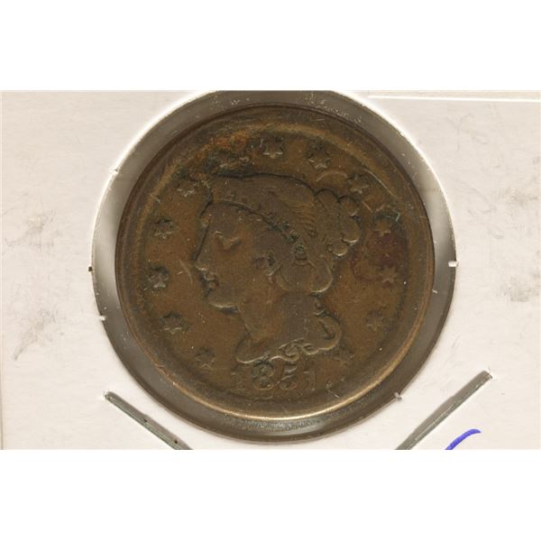 1851 US LARGE CENT
