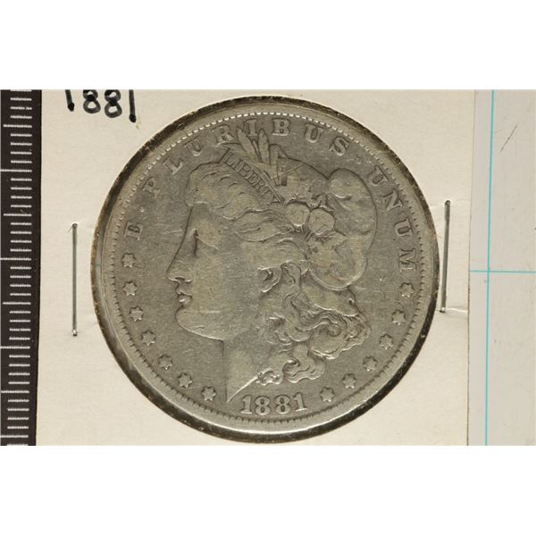 1881 MORGAN SILVER DOLLAR