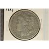 Image 1 : 1881 MORGAN SILVER DOLLAR