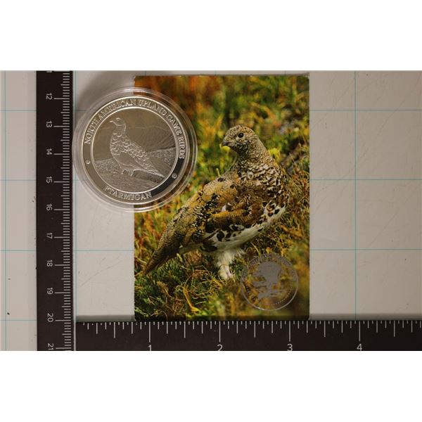 SILVER PLATED 1 1/2" NORTH AMERICAN HUNTING CLUB