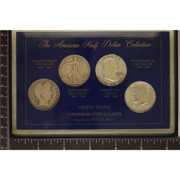 AMERICAN SILVER HALF DOLLAR COLLECTION FEATURING
