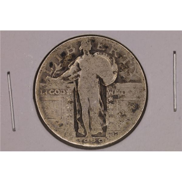 1929 SILVER STANDING LIBERTY QUARTER