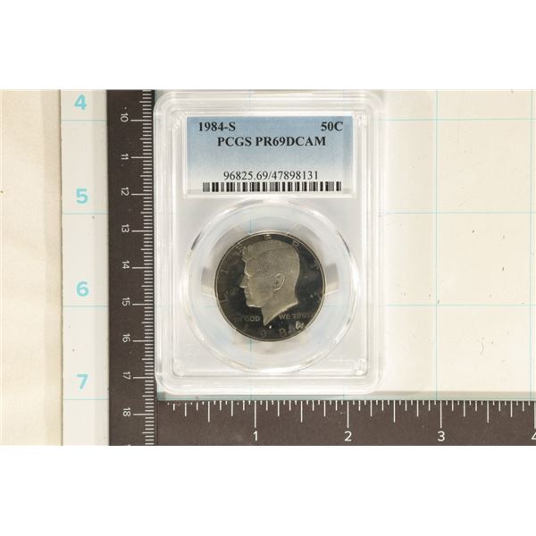 1984-S KENNEDY HALF DOLLAR PCGS PR69 DCAM