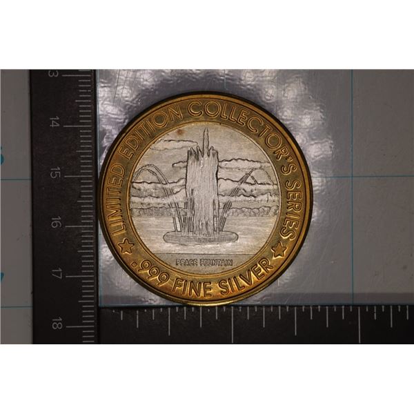 CASINO $10 SILVER TOKEN (UNC) CASINO WINDSOR