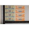 Image 1 : 8-CHINESE RATION COUPONS: 4 ARE GRAIN & COMMODITY