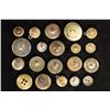 Image 2 : 20-ASSORTED BUTTONS: SOME MILITARY ONES ARE