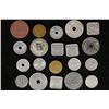 Image 2 : 20 ASSORTED METAL TAX TOKENS FROM DIFFERENT