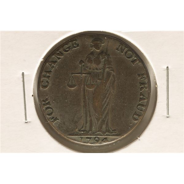 1794 CONDER TOKEN. THEY R MOSTLY 18TH CENTURY