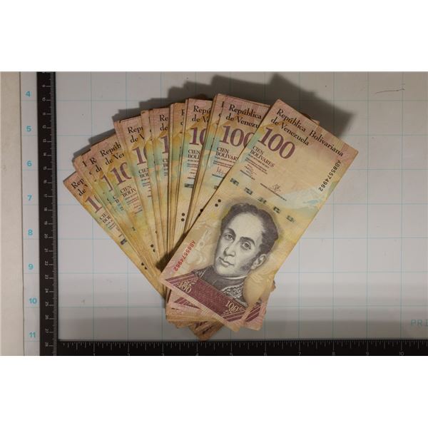 50-VENEZUELA 100 BOLIVARES, CIRCULATED