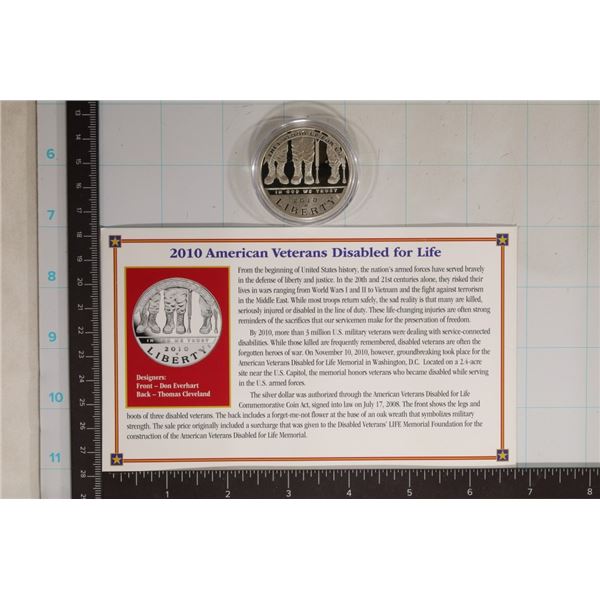 2010-W AMERICAN VETERANS DISABLED FOR LIFE PF