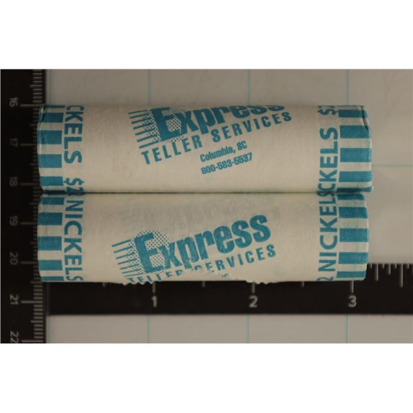 2 SOLID DATE $2 ROLLS OF 2002-P JEFFERSON