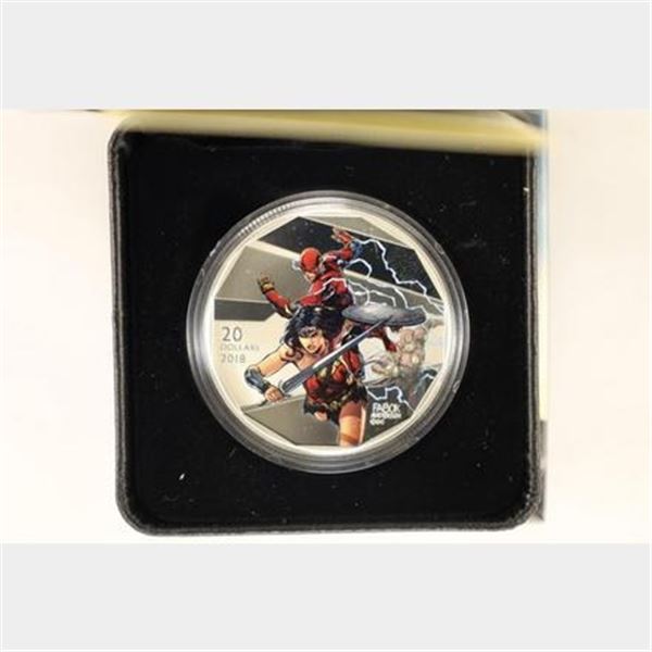 2018 CANADA $20 ONE OZ. .999 SILVER JUSTICE
