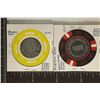 Image 2 : 2-MAYAGUEZ HILTON BI-METAL POKER CHIPS: $100 & $1
