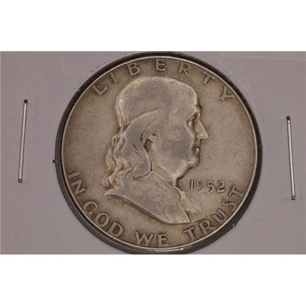 1952 SILVER FRANKLIN HALF DOLLAR