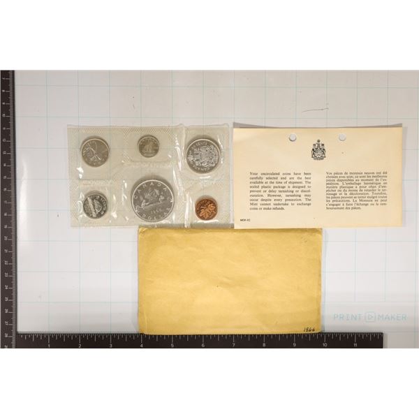 1.1 OZ. OZ. ASW 1966 CANADA (PF LIKE) SET WITH
