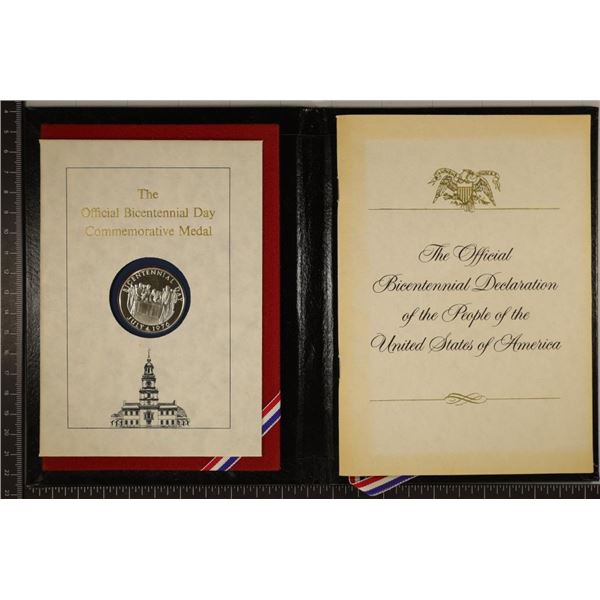 THE OFFICIAL BICENTENNIAL DAY SILVER
