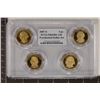 Image 1 : 2007-S US PRESIDENTIAL DOLLAR 4 COIN SET PCGS