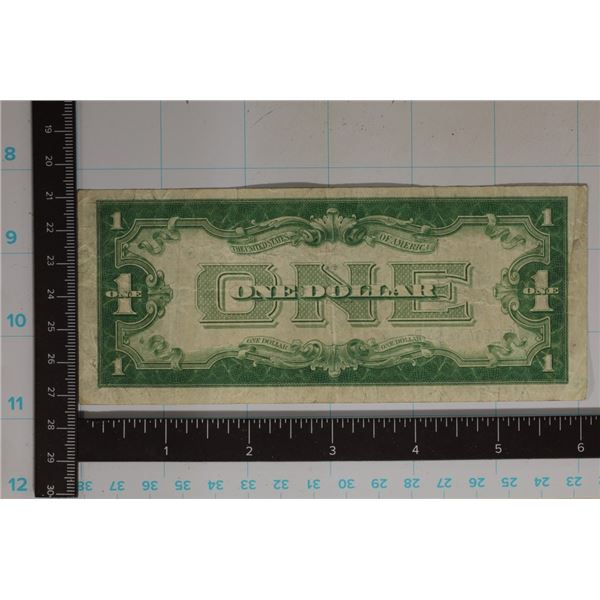 1928-A FUNNY BACK $1 SILVER CERTIFICATE BLUE SEAL