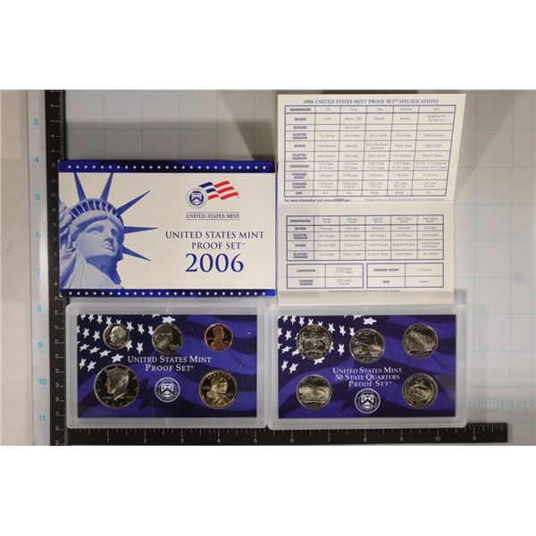 2006 US PROOF SET (WITH BOX) WITH CERTIFICATE
