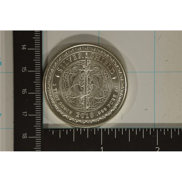 1 TROY OZ .999 FINE SILVER FREEDOM GIRL ROUND