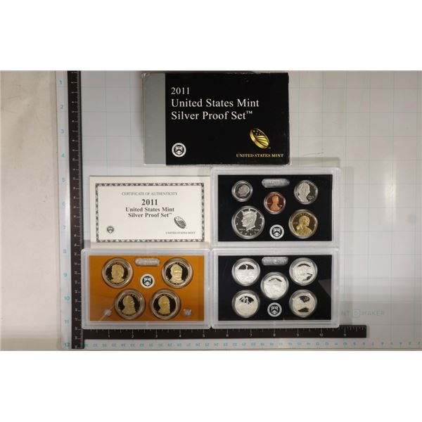 2011 US SILVER PROOF SET (WITH BOX) & WITH CERT