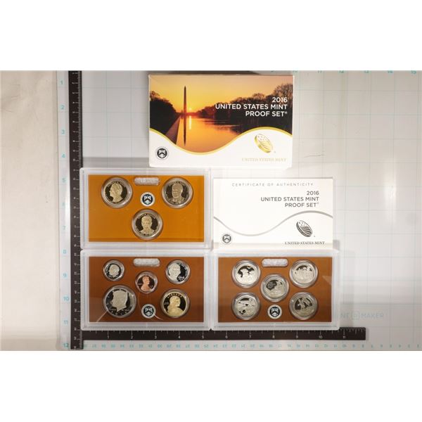 2016 US PROOF SET (WITH BOX) & WITH CERTIFICATE