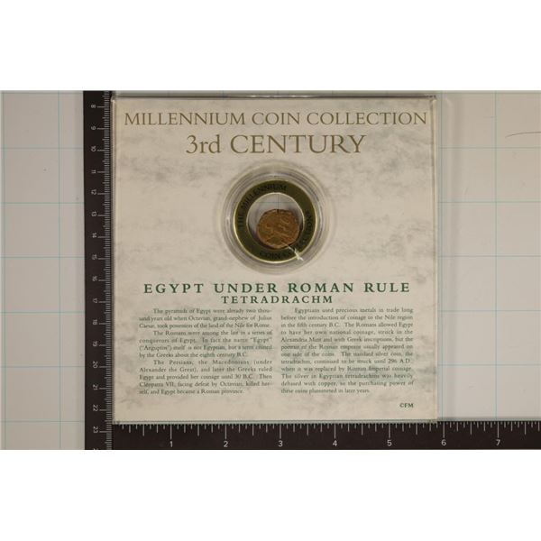 MILLENNIUM COIN COLLECTION 3RD CENTURY EGYPT