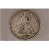 Image 1 : 1856-O SILVER SEATED LIBERTY HALF DOLLAR (FINE)