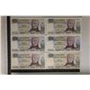 Image 1 : 6-ARGENTINA BILLS: 2-SETS OF 2 CONSECUTIVE SERIALS
