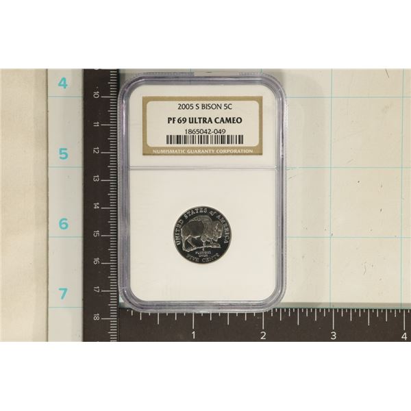 2005-S BISON NICKEL NGC PF69 ULTRA CAMEO