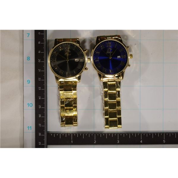 TWO BRAND NEW WATCHES: THE DATE PART IS NOT