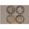 Image 1 : 1901, 11 & 2-1912 SILVER BARBER DIMES