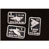 Image 1 : 3- GRAM .999 FINE SILVER PF JET PLANE THEMED INGOT