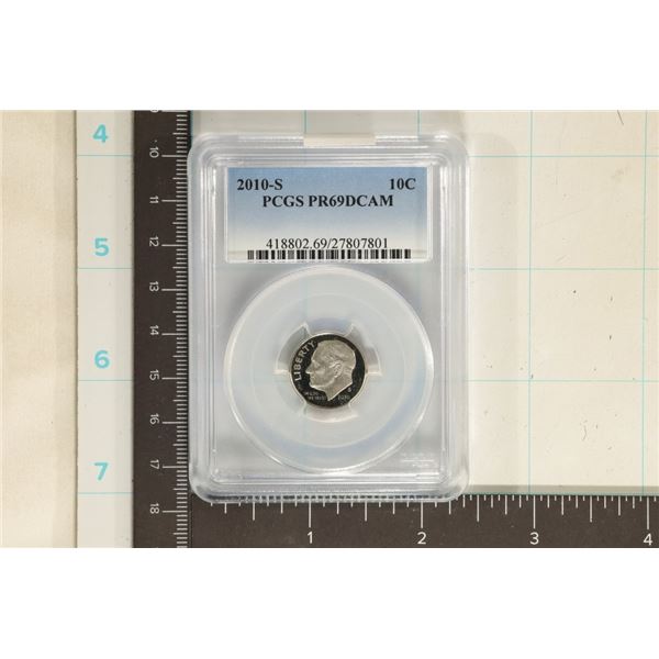 2010-S ROOSEVELT DIME PCGS PR69 DCAM
