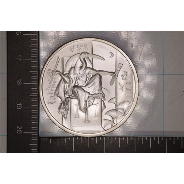 2 OZ. EGYPTIAN GOD SERIES .999 SILVER ROUND THOTH