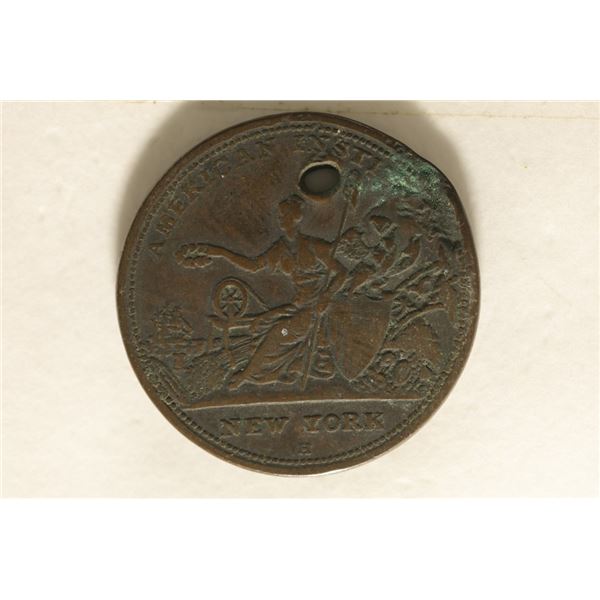 1833 HARD TIMES TOKEN ROBINSON JONES & COMPANY