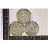 Image 2 : 1965, 66 & 1967 JFK 40% SILVER UNC HALF DOLLARS