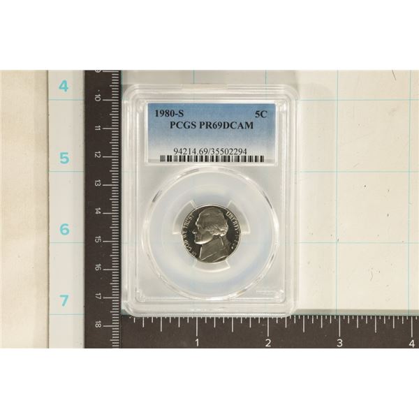 2980-S JEFFERSON NICKEL PCGS PR69 DCAM