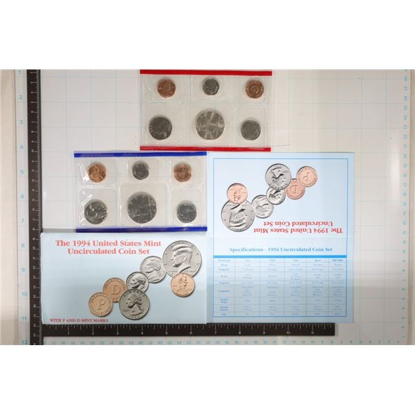 1994 US MINT SET (UNC) P/D (WITH ENVELOPE) AND