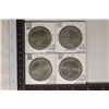 Image 2 : 4-$1 METAL CASINO GAMING TOKENS: SILVER HAWK
