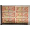 Image 1 : 6-PERU 1970'S 10 ORO BILLS: 4 ARE CRISP UNC AU'S