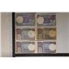Image 1 : 6-ONE RUPEE INDIA BILLS: STAPLE HOLES, BURN MARK,
