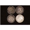 Image 2 : 1898, 1902, 1910 & 1921 CANADA SILVER 5 CENT COINS