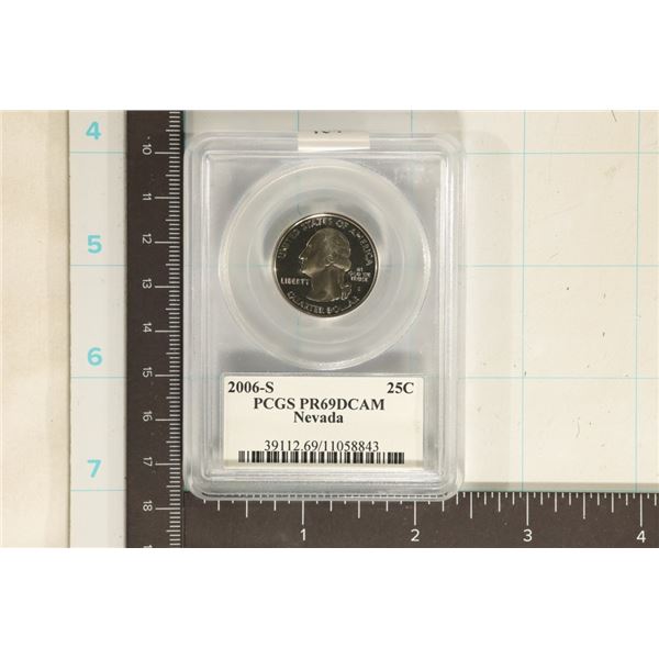 2006-S NEVADA QUARTER PCGS PR69 DCAM