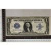 Image 1 : 1923 LARGE SIZE $1 SILVER CERTIFICATE BLUE SEAL